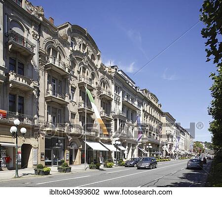 Offices and commercial buildings, Wilhelmstraße or Wiesbadener Rue, Wiesbaden, Hesse, Germany, Europe View Large Photo Image Stock Image - Offices and commercial buildings, Wilhelmstraße or Wiesbadener Rue, Wiesbaden, Hesse, Germany, Europe. Fotosearch