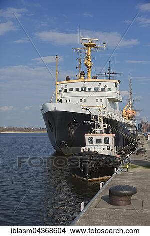 Old icebreaker Stephan Jantzen, city port, Rostock, Mecklenburg Vorpommern, Germany, Europe View Large Photo Image Picture - Old icebreaker Stephan Jantzen, city port, Rostock, Mecklenburg Vorpommern, Germany, Europe. Fotosearch