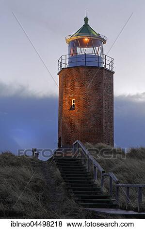 Old lighthouse, Kampen, Sylt, North Frisia, Schleswig-Holstein, Germany, Europe View Large Photo Image Stock Photo - Old lighthouse, Kampen, Sylt, North Frisia, Schleswig-Holstein, Germany, Europe. Fotosearch