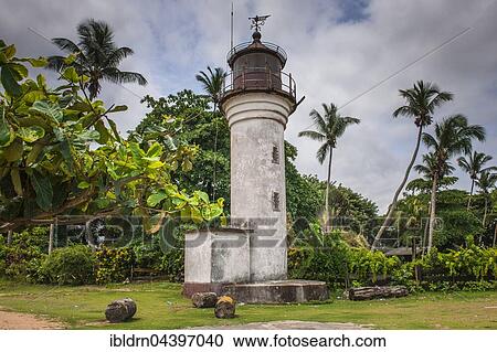 Old lighthouse, Le Phare, cloudy sky, built during the German colonial period in 1906, Kribi, South Region, Cameroon, Africa View Large Photo Image Stock Image - Old lighthouse, Le Phare, cloudy sky, built during the German colonial period in 1906, Kribi, South Region, Cameroon, Africa. Fotosearch