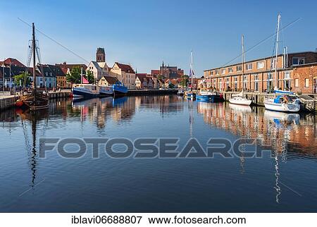 Old Port, Hanseatic City of Wismar, Mecklenburg-Western Pomerania, Germany, Europe View Large Photo Image Stock Photo - Old Port, Hanseatic City of Wismar, Mecklenburg-Western Pomerania, Germany, Europe. Fotosearch