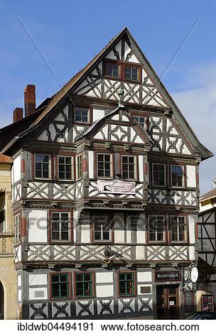 Old Postal station, half-timbered house, Meiningen, Thuringia, Germany, Europe View Large Photo Image Stock Image - Old Postal station, half-timbered house, Meiningen, Thuringia, Germany, Europe. Fotosearch
