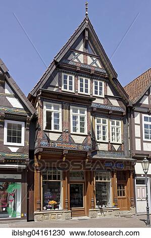 Stock Image - Old Town Hall, market square, Celle, Lower Saxony, Germany, Europe. Fotosearch