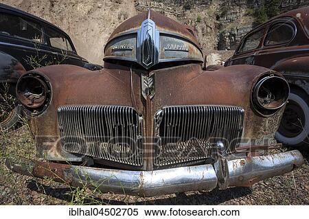 Oldtimer, Studebaker Champion, scrap car, near Spokane, Washington, USA, North America View Large Photo Image Stock Photography - Oldtimer, Studebaker Champion, scrap car, near Spokane, Washington, USA, North America. Fotosearch