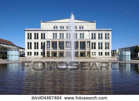 Opera House, Augustusplatz, Leipzig, Saxony, Germany, Europe View Large Photo Image Picture - Opera House, Augustusplatz, Leipzig, Saxony, Germany, Europe. Fotosearch