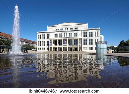 Opera House, Augustusplatz, Leipzig, Saxony, Germany, Europe View Large Photo Image Stock Photo - Opera House, Augustusplatz, Leipzig, Saxony, Germany, Europe. Fotosearch