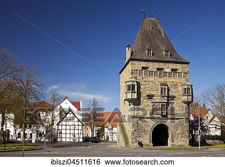 Osthofentor, Soest, North Rhine Westphalia, Germany, Europe View Large Photo Image Stock Photograph - Osthofentor, Soest, North Rhine Westphalia, Germany, Europe. Fotosearch