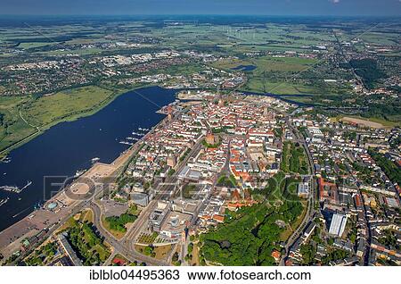 Overview of Rostock with river Unterwarnow, Mecklenburg-Western Pomerania, Germany, Europe View Large Photo Image Stock Image - Overview of Rostock with river Unterwarnow, Mecklenburg-Western Pomerania, Germany, Europe. Fotosearch