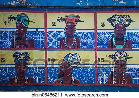 Paintings of the former sulatans on the palace of the Sultan of Bamun at Foumban, Cameroon, Africa View Large Photo Image Stock Image - Paintings of the former sulatans on the palace of the Sultan of Bamun at Foumban, Cameroon, Africa. Fotosearch