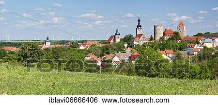 Panorama, city and castle Querfurt, Querfurt, Saxony-Anhalt, Germany, Europe View Large Photo Image Stock Photograph - Panorama, city and castle Querfurt, Querfurt, Saxony-Anhalt, Germany, Europe. Fotosearch