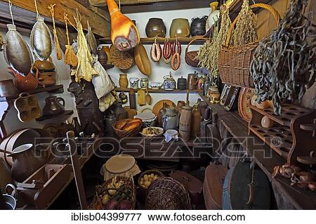 Pantry, Museum old Frisian house, Keitum, Sylt, North Frisian Islands, North Frisia, Schleswig-Holstein, Germany, Europe View Large Photo Image Stock Photo - Pantry, Museum old Frisian house, Keitum, Sylt, North Frisian Islands, North Frisia, Schleswig-Holstein, Germany, Europe. Fotosearch