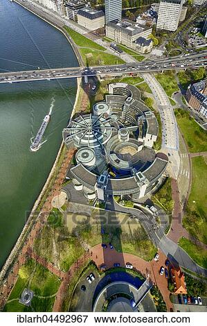 Parliament Building North Rhine-Westphalia with Rhine, shadows of the television tower, Düsseldorf, North Rhine-Westphalia, Germany, Europe View Large Photo Image Stock Photo - Parliament Building North Rhine-Westphalia with Rhine, shadows of the television tower, Düsseldorf, North Rhine-Westphalia, Germany, Europe. Fotosearch