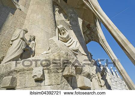 Passion Facade, Sagrada Familia, Barcelona, Catalonia, Spain, Europe View Large Photo Image Stock Image - Passion Facade, Sagrada Familia, Barcelona, Catalonia, Spain, Europe. Fotosearch