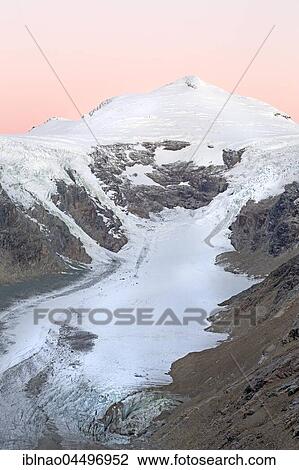 Pasterze Glacier at sunrise, High Tauern National Park, Carinthia, Austria, Europe View Large Photo Image Stock Image - Pasterze Glacier at sunrise, High Tauern National Park, Carinthia, Austria, Europe. Fotosearch