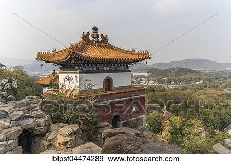Pavilion, Summer Palace, Beijing, China, Asia View Large Photo Image Stock Photo - Pavilion, Summer Palace, Beijing, China, Asia. Fotosearch