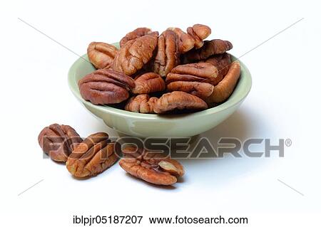 Stock Photo - Pecan nuts in shell ( Carya illinoinensis). Fotosearch