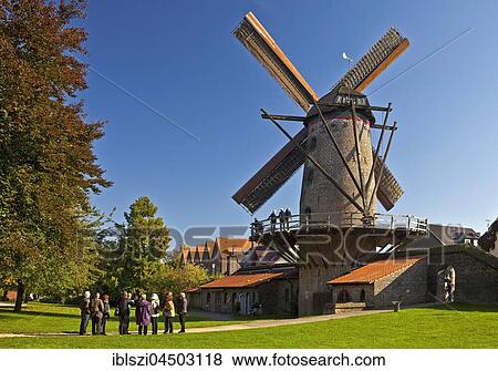 People at the Kriemhild mill, Xanten, Lower Rhine, Ruhr district, North Rhine-Westphalia, Germany, Europe View Large Photo Image Stock Photo - People at the Kriemhild mill, Xanten, Lower Rhine, Ruhr district, North Rhine-Westphalia, Germany, Europe. Fotosearch