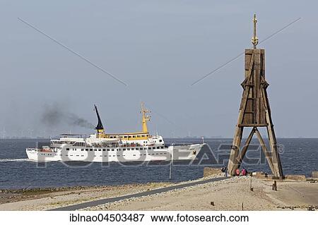 People steamer in front of Kugelbake, sea marks on the North Sea, Cuxhaven, Lower Saxony, Germany, Europe View Large Photo Image Stock Photo - People steamer in front of Kugelbake, sea marks on the North Sea, Cuxhaven, Lower Saxony, Germany, Europe. Fotosearch