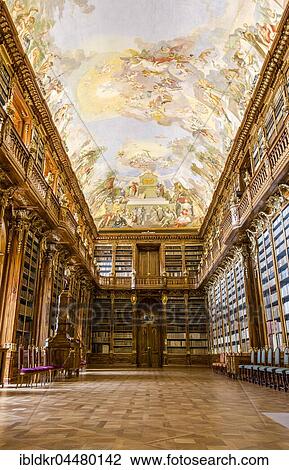 Philosophical Hall of the Library, Strahov Monastery, Prague, Czech Republic, Europe View Large Photo Image Stock Image - Philosophical Hall of the Library, Strahov Monastery, Prague, Czech Republic, Europe. Fotosearch