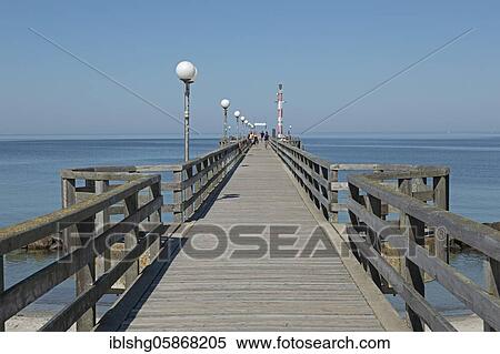 Pier, Baltic resort of Wustrow, Mecklenburg-Western Pomerania, Germany, Europe View Large Photo Image Stock Photography - Pier, Baltic resort of Wustrow, Mecklenburg-Western Pomerania, Germany, Europe. Fotosearch