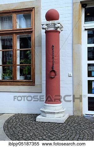 Pillory at the old town hall, Celle, Lower Saxony, Germany, Europe View Large Photo Image Stock Photography - Pillory at the old town hall, Celle, Lower Saxony, Germany, Europe. Fotosearch