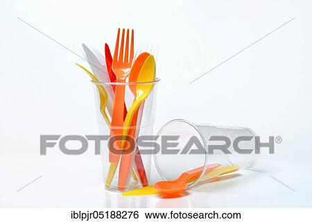 Plastic cups and plastic cutlery, plastic dishes, plastic, plastic knives, plastic forks, plastic spoons, plastic articles, cups, drinking cups View Large Photo Image Stock Photograph - Plastic cups and plastic cutlery, plastic dishes, plastic, plastic knives, plastic forks, plastic spoons, plastic articles, cups, drinking cups. Fotosearch