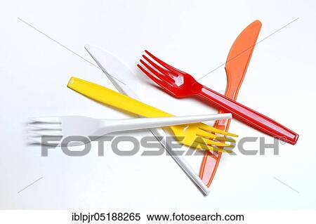Plastic cutlery, plastic, plastic knife, plastic fork, plastic articles View Large Photo Image Stock Photography - Plastic cutlery, plastic, plastic knife, plastic fork, plastic articles. Fotosearch