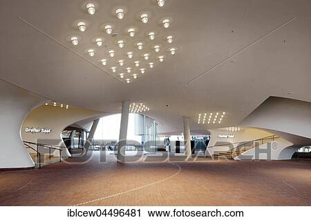 Plaza with access to the large and small concert halls, public viewing platform, Elbphilharmonie, HafenCity, Hamburg, Germany, Europe View Large Photo Image Stock Image - Plaza with access to the large and small concert halls, public viewing platform, Elbphilharmonie, HafenCity, Hamburg, Germany, Europe. Fotosearch