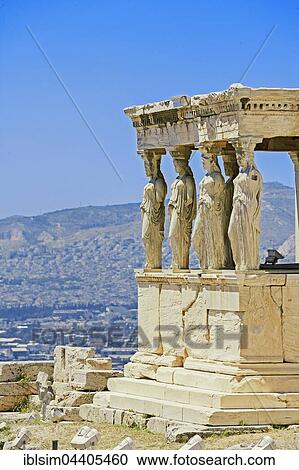 Porch of Caryatids, Erechtheion Temple, Acropolis, Athens, Greece, Europe View Large Photo Image Stock Image - Porch of Caryatids, Erechtheion Temple, Acropolis, Athens, Greece, Europe. Fotosearch