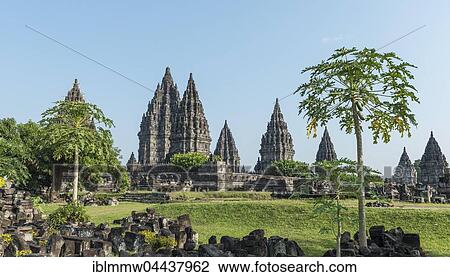 Prambanan Hindu temple, stupas, Daerah Istimewa, Yogyakarta, Java, Indonesia, Asia View Large Photo Image Stock Image - Prambanan Hindu temple, stupas, Daerah Istimewa, Yogyakarta, Java, Indonesia, Asia. Fotosearch