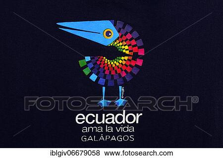 Print on t-shirt, love life, Santa Cruz Island, Galapagos, Ecuador, South America View Large Photo Image Stock Photo - Print on t-shirt, love life, Santa Cruz Island, Galapagos, Ecuador, South America. Fotosearch