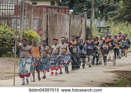 Procession of a secret male association, group of male tribe leaders, primitive culture, Fundong, North-West Region, Cameroon, Africa View Large Photo Image Stock Photography - Procession of a secret male association, group of male tribe leaders, primitive culture, Fundong, North-West Region, Cameroon, Africa. Fotosearch