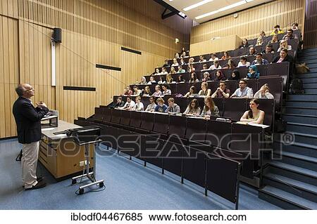 Professor and students during a lecture in the auditorium, Heinrich-Heine University, Düsseldorf, North Rhine-Westphalia, Germany, Europe View Large Photo Image Stock Photography - Professor and students during a lecture in the auditorium, Heinrich-Heine University, Düsseldorf, North Rhine-Westphalia, Germany, Europe. Fotosearch