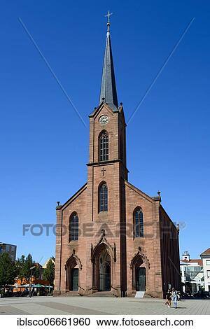 Protestant Peace Church, Kehl am Rhein, Baden-Württemberg, Germany, Europe View Large Photo Image Stock Image - Protestant Peace Church, Kehl am Rhein, Baden-Württemberg, Germany, Europe. Fotosearch