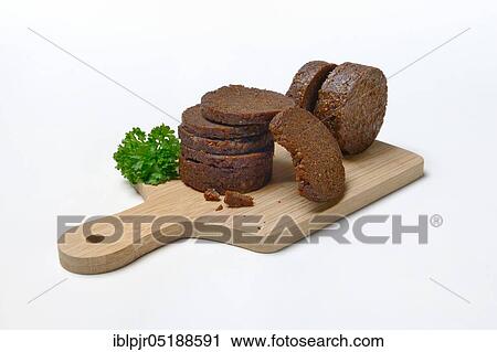 Stock Image - Pumpernickel, pumpernickel discs, pumpernickel thaler. Fotosearch