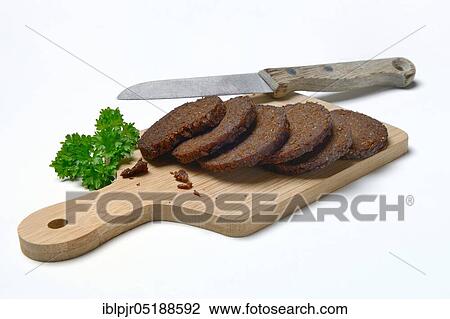 Stock Image - Pumpernickel, pumpernickel discs, pumpernickel thaler. Fotosearch