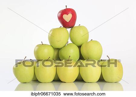 Pyramid from apples View Large Photo Image Stock Photography - Pyramid from apples. Fotosearch