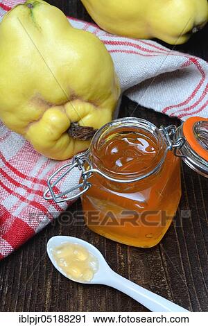 Quince jelly, quince, Cydonia oblonga View Large Photo Image Stock Image - Quince jelly, quince, Cydonia oblonga. Fotosearch