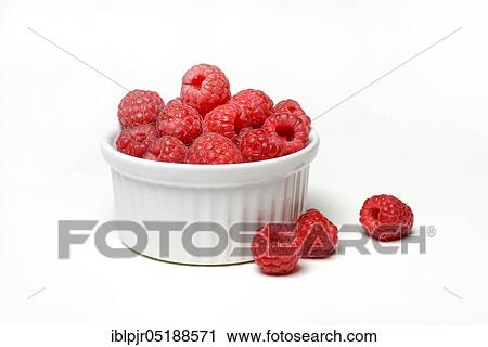 Stock Image - Raspberries in skin, Rubus idaeus. Fotosearch