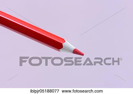 Red crayon, red pencil View Large Photo Image Stock Photo - Red crayon, red pencil. Fotosearch