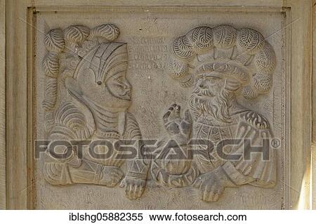Relief at the Roland Fountain, Market Place, Hildesheim, Lower Saxony, Germany, Europe View Large Photo Image Stock Photography - Relief at the Roland Fountain, Market Place, Hildesheim, Lower Saxony, Germany, Europe. Fotosearch