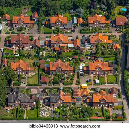 Residential area Alte Kolonie, miner's settlement, Herne, Ruhr district, North Rhine-Westphalia, Germany, Europe View Large Photo Image Stock Image - Residential area Alte Kolonie, miner's settlement, Herne, Ruhr district, North Rhine-Westphalia, Germany, Europe. Fotosearch