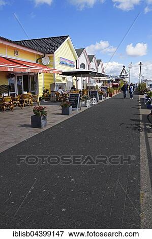 Restaurants at the harbor, List, Sylt, North Frisian Islands, North Frisia, Schleswig-Holstein, Germany, Europe View Large Photo Image Stock Photo - Restaurants at the harbor, List, Sylt, North Frisian Islands, North Frisia, Schleswig-Holstein, Germany, Europe. Fotosearch