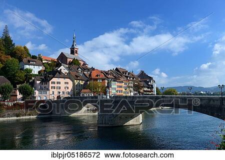 Rhine, Laufenburg, Black Forest, Baden-Württemberg, Germany, Europe View Large Photo Image Stock Image - Rhine, Laufenburg, Black Forest, Baden-Württemberg, Germany, Europe. Fotosearch