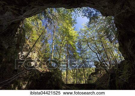 Riesenburg Cave in the valley of the Wiesent, Doos, Franconian Switzerland, Bavaria, Germany, Europe View Large Photo Image Stock Photography - Riesenburg Cave in the valley of the Wiesent, Doos, Franconian Switzerland, Bavaria, Germany, Europe. Fotosearch