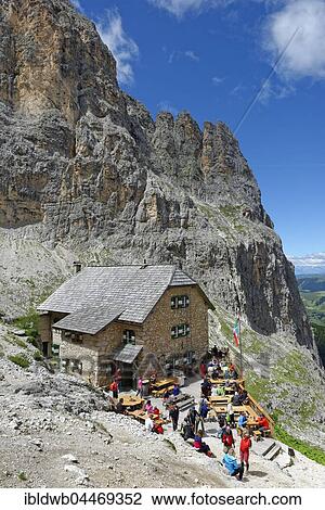Rifugio Vicenza, Rifugio Vincenza al Sasso Lungo, Dolomites, Province of South Tyrol, Italy, Europe View Large Photo Image Stock Image - Rifugio Vicenza, Rifugio Vincenza al Sasso Lungo, Dolomites, Province of South Tyrol, Italy, Europe. Fotosearch