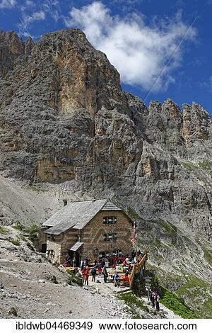 Rifugio Vicenza, Rifugio Vincenza al Sasso Lungo, Dolomites, Province of South Tyrol, Italy, Europe View Large Photo Image Stock Photo - Rifugio Vicenza, Rifugio Vincenza al Sasso Lungo, Dolomites, Province of South Tyrol, Italy, Europe. Fotosearch