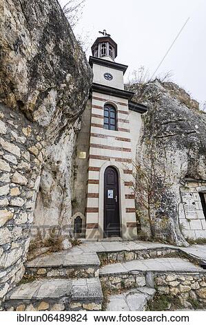Rock Monastery St. Dimitar Basarbovski dating from the 12th century, UNESCO World Heritage Site, Ivanavo, Bulgaria, Europe View Large Photo Image Picture - Rock Monastery St. Dimitar Basarbovski dating from the 12th century, UNESCO World Heritage Site, Ivanavo, Bulgaria, Europe. Fotosearch