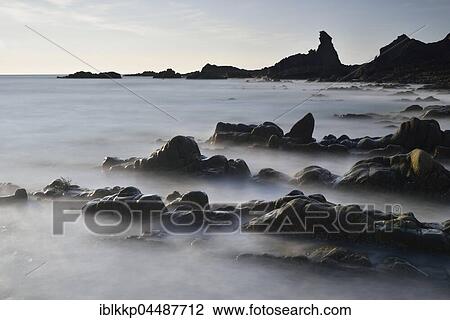 Rocks in the sea, rocky coast, Atlantic Coast, Hartland Quay, Devon, United Kingdom, Europe View Large Photo Image Stock Image - Rocks in the sea, rocky coast, Atlantic Coast, Hartland Quay, Devon, United Kingdom, Europe. Fotosearch