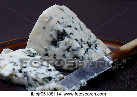 Roquefort, blue cheese View Large Photo Image Picture - Roquefort, blue cheese. Fotosearch